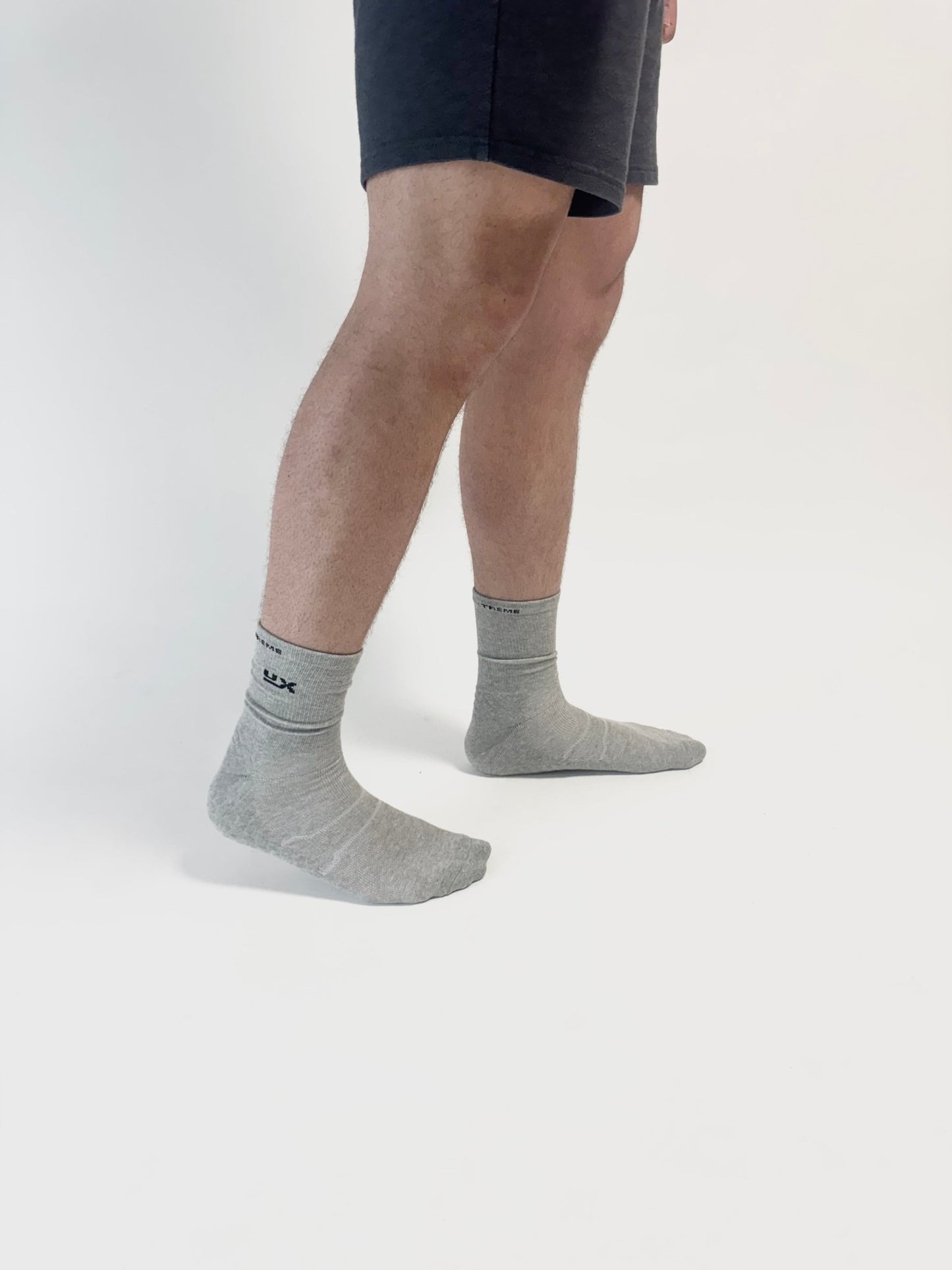 Gray Exclusive Crew Sock - ULTIMATE XTREME