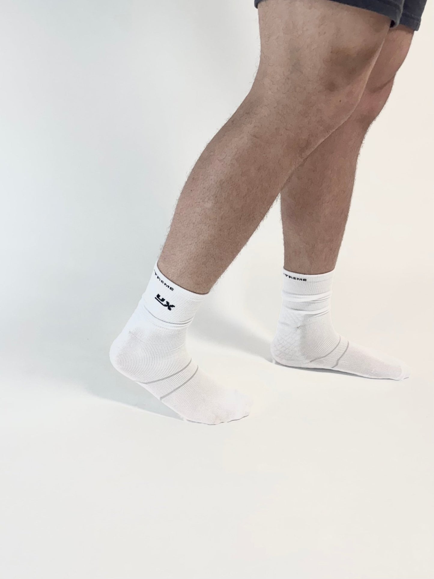 White Exclusive Crew Sock - ULTIMATE XTREME